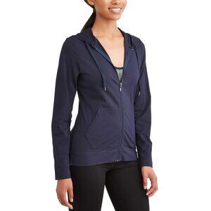 Women's Dri-Works Active Zip Up Hoodie, Dark Navy